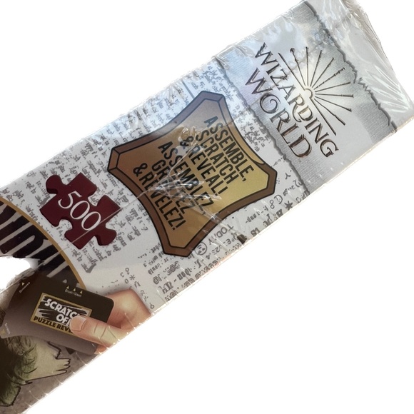 NEW Harry Potter Jigsaw Puzzle Wanted Scratch Off Wizarding World 18 x 24 - Picture 5 of 5